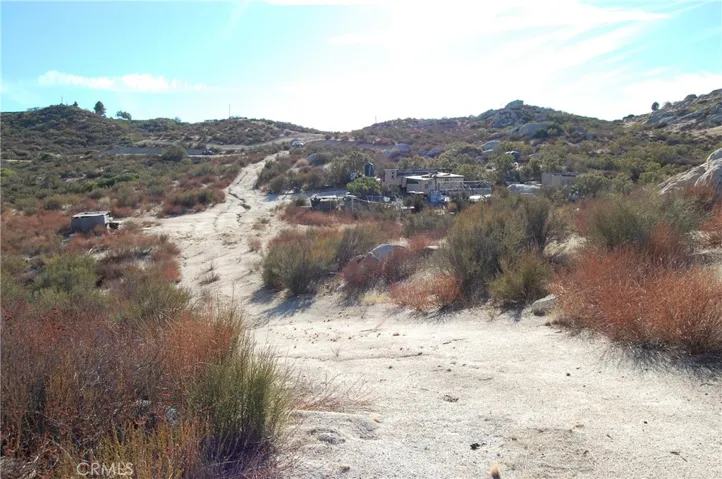 The road loops the property