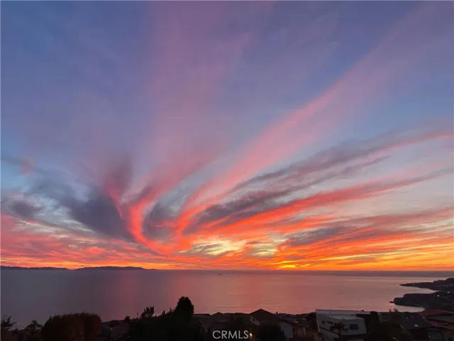 This spectacular sunset photo was taken from the neighbors home at 30815 Ganado Dr.