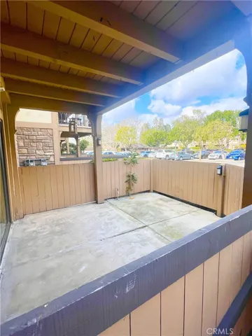 Partially Covered Patio