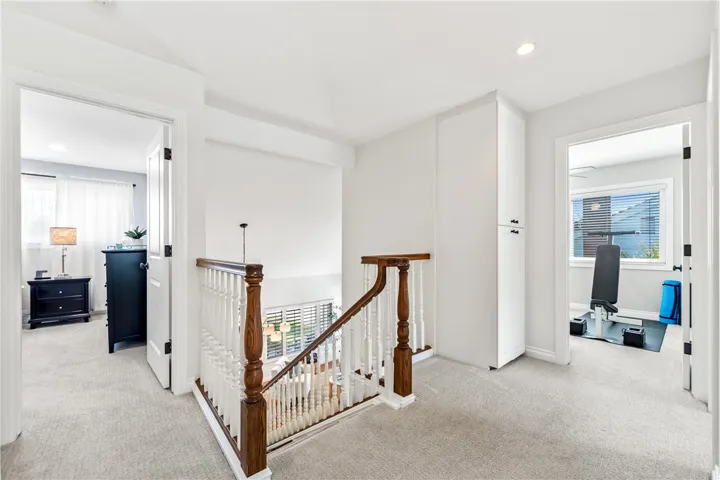 First staircase landing