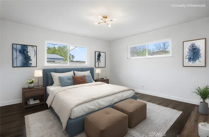 Virtually enhanced bedroom #3