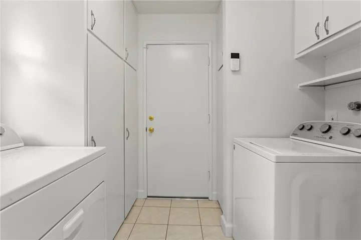 Inside laundry room