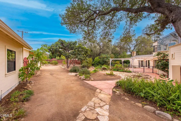 Pathways throughout property