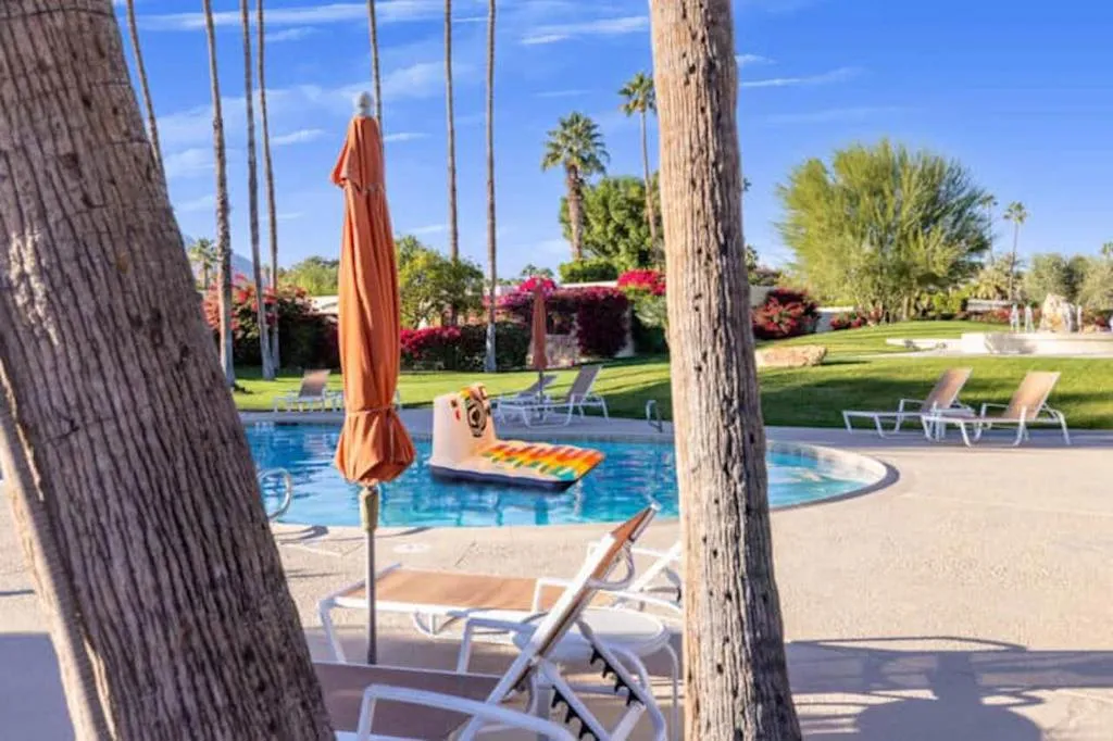 39 Taking a break in this tranquil oasis