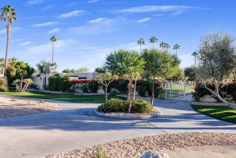 45 Inviting curb appeal.  This home's en