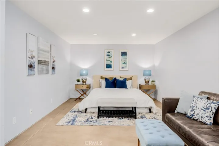 Bedroom in Basement Suite