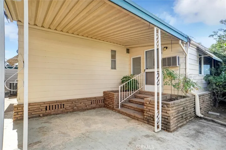 Private Back Patio area