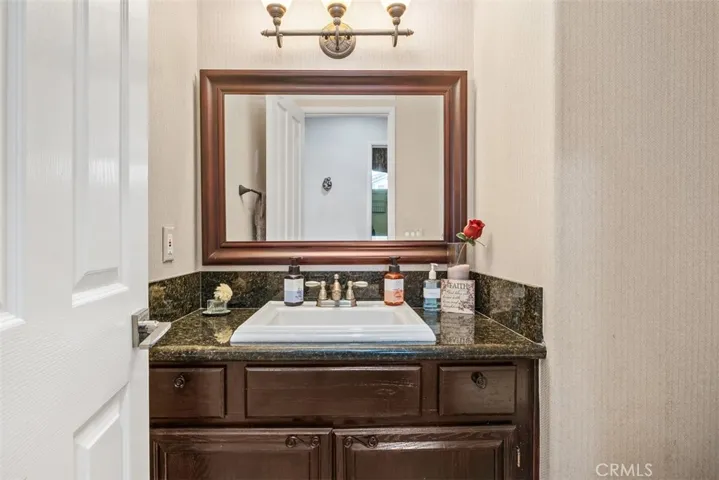 Here is a view of the upgraded downstairs bathroom