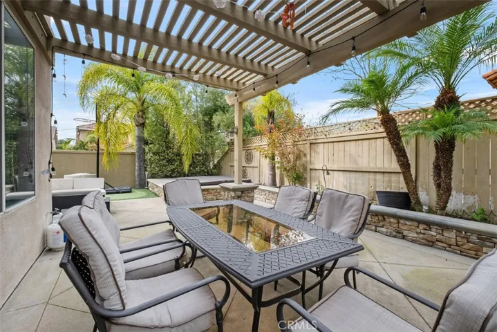 This backyard is great for entertaining on those warm summer days