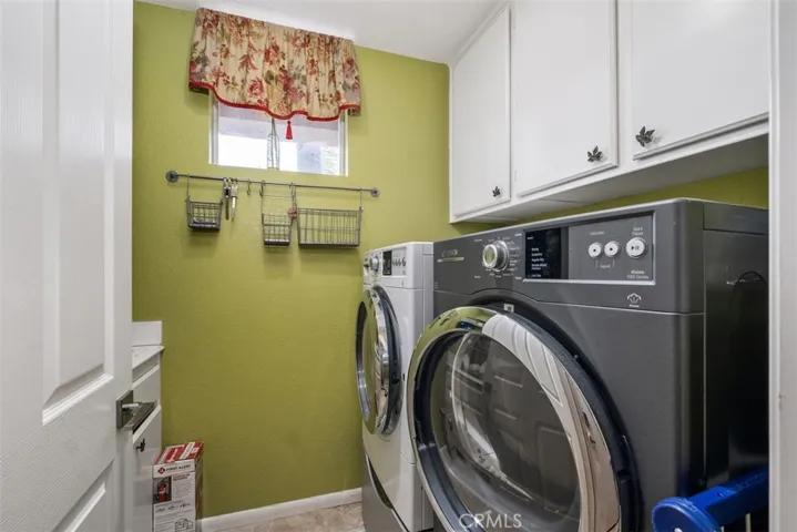 This is a look at the downstairs laundry room