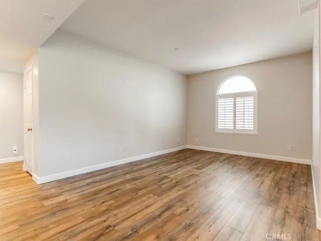 Open to the living area.