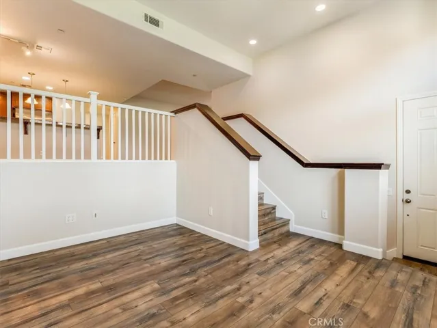 Entry level, then step up to the rest of the home.