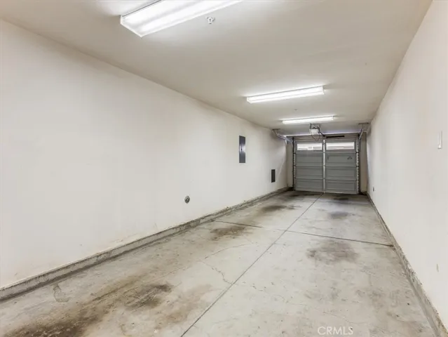 Downstairs to the double tandem garage.