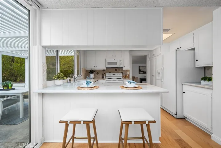 Kitchen view from the family room