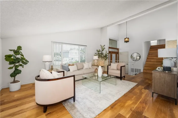 Living room view from entry