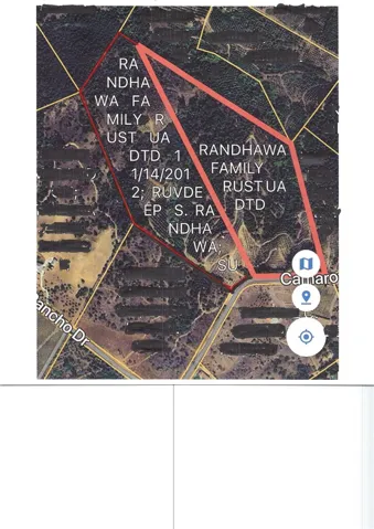 OVERLAY AERIAL OF BOTH 20+ ACRE PARCELS (ENTIRE 48.71 ACRES) OF APPROX  4000 HAAS  AVOCADOS WITH 1000  NEW PLANTINGS
