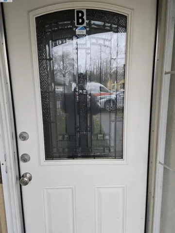 Door to upstairs unit C