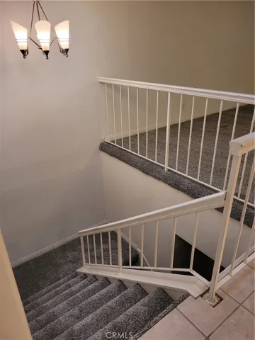 Stairs to downstairs Main bedroom and 3rd bedroom plus full bath #2