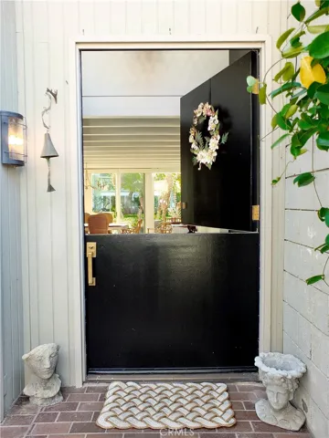 Extra wide Dutch Door.