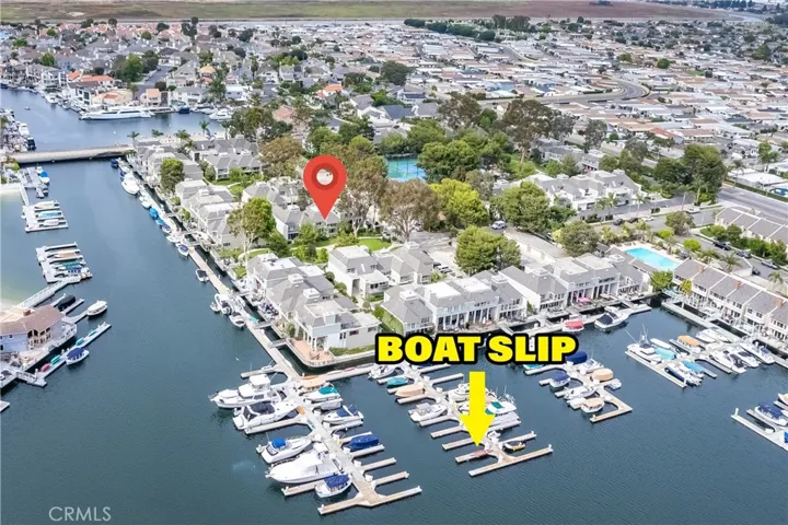 steps away to from your patio to your boat slip.