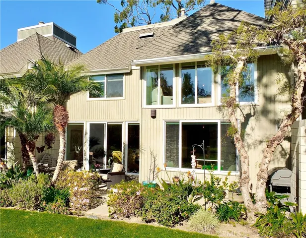 Double pained Milgard windows with designer concrete patio.