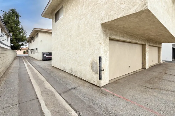 Driveway View from Rear of Property.