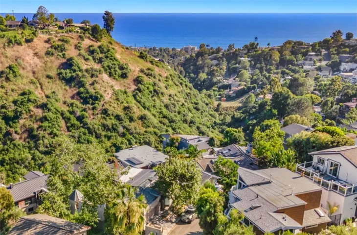 Aerial View Above Home