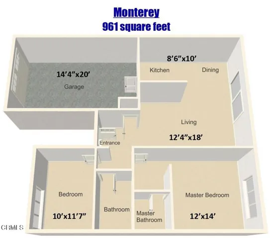 Monterey floorplan