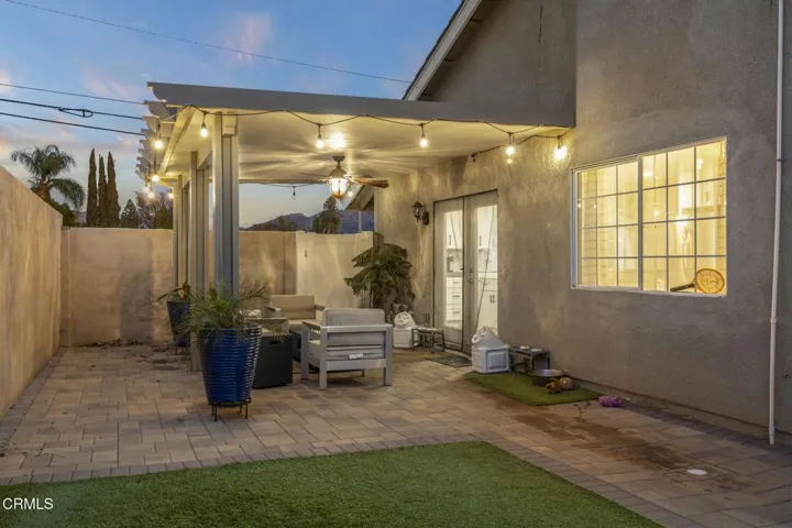 Side Yard with Patio