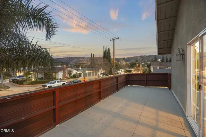 Balcony with Sunset Views