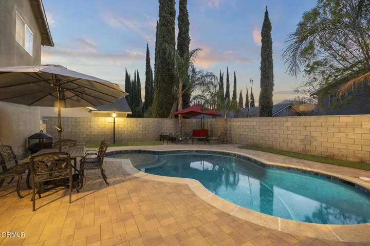 Pool at Sunset