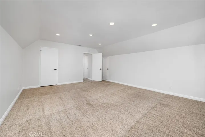 Walk-in closet and attic storage!