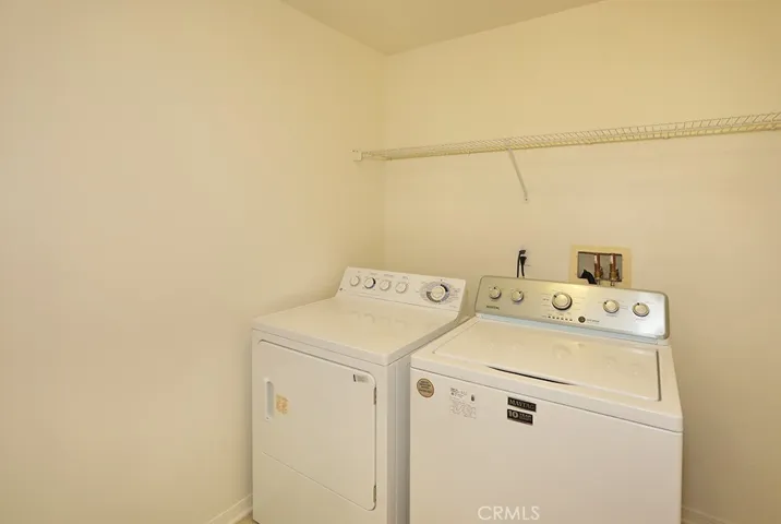 Interior laundry room