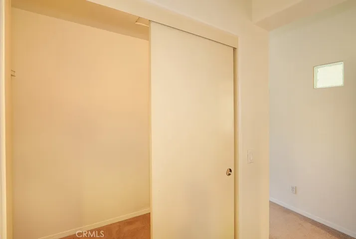 Spacious walk in closet