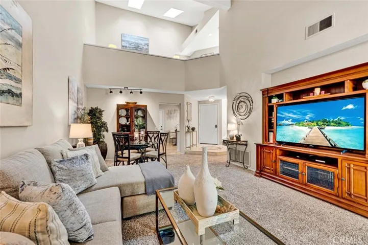 Loft overlooking living room
