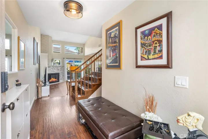 Entrance into the townhome