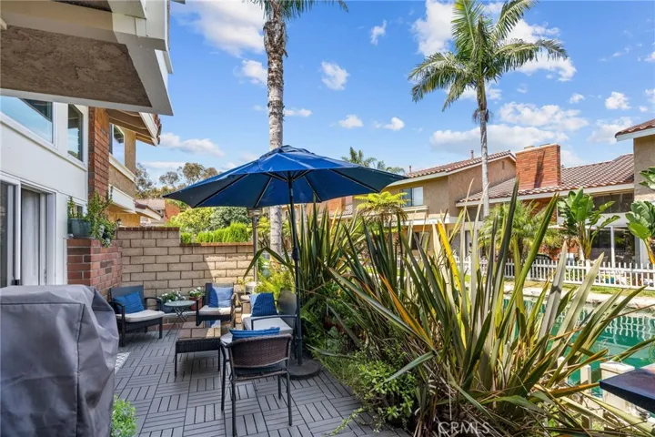 Back Patio overlooking the waterway