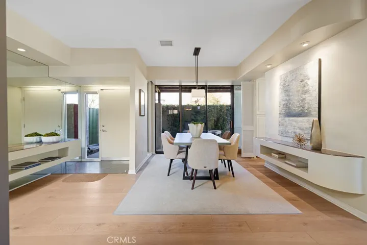 toward front door