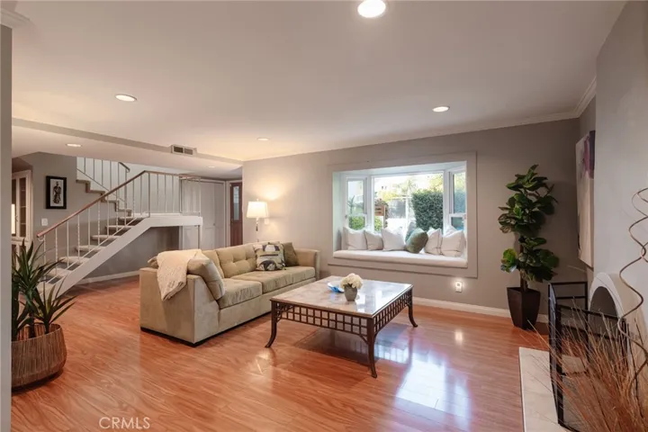 Living room as viewed towards the entry