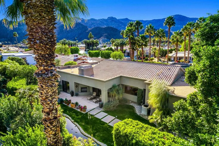 Aerial view back of the house