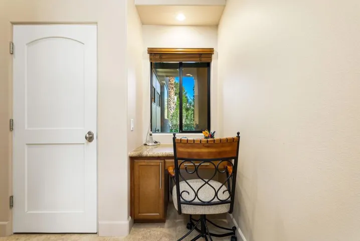 Desk area off kitchen