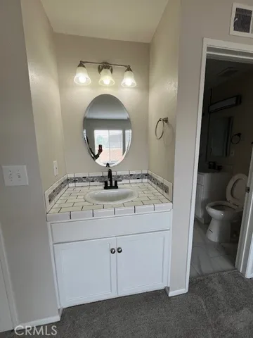 Primary bedroom vanity