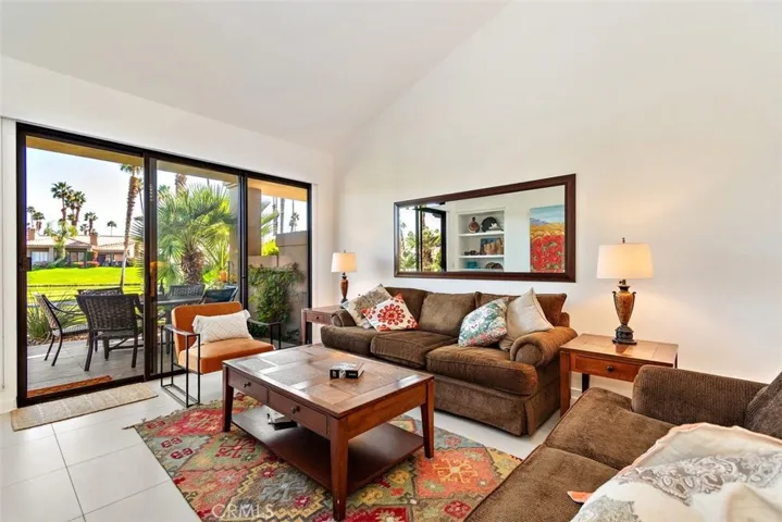 Living room, to the Patio and Golf Course
