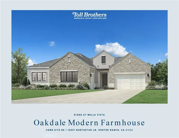 Front Elevation: Oakdale Modern Farmhouse - Ridge Collection at Bella Vista
Photo of artist rendering.  Not actual home for sale.  Home is still under construction.