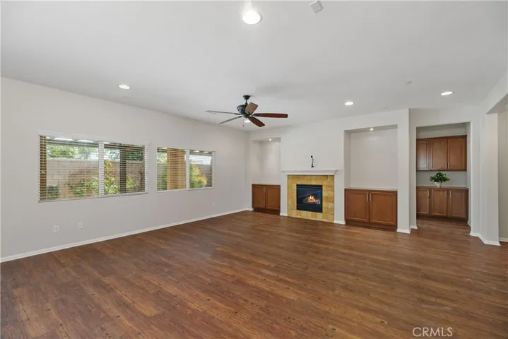 Great room with access to the patio and backyard