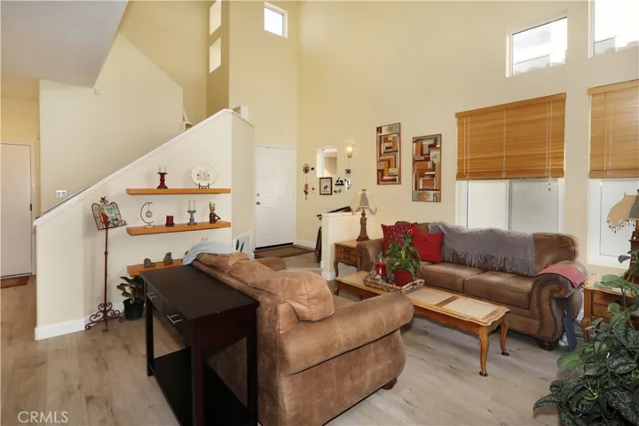 Living room, stairs, light and bright!