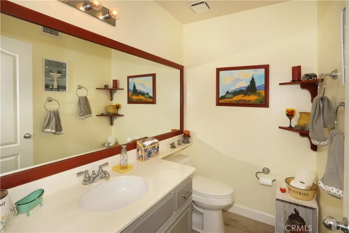 Downstairs guest bathroom, "powder room"