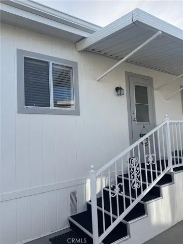 Carport entrance