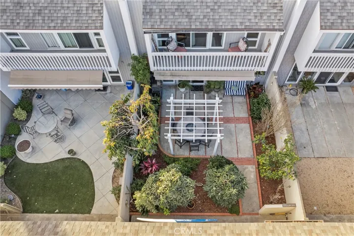 Back Side of Property.  Balcony, Private Backyard, Fruit Trees