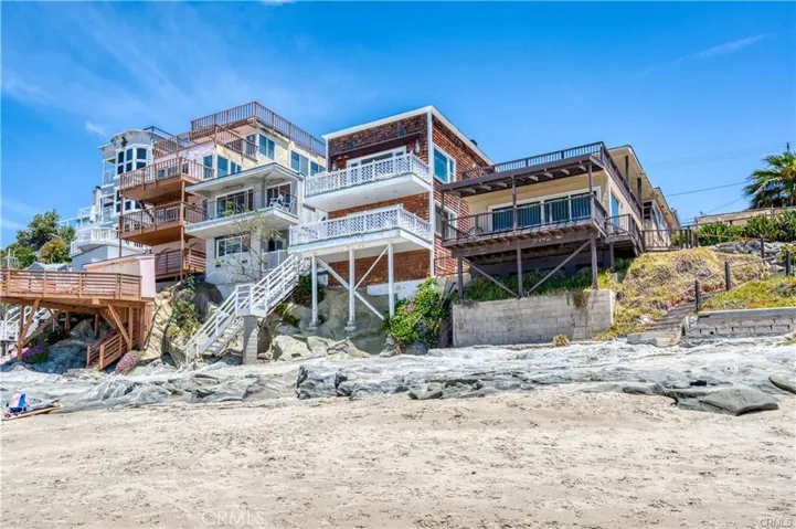 Check out that white staircase with direct access to the property.